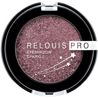 Тени для век RELOUIS PRO Eyeshadow Sparkle тон 07 PURPLE SMOKY, 2.9 г.