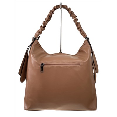 Женская сумка из искусственной кожи, цвет коричневый