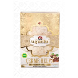 Пишмание "Ugurlu" çekme helva Фундук с изюмом 240 гр 1/18 (желтая кор.)