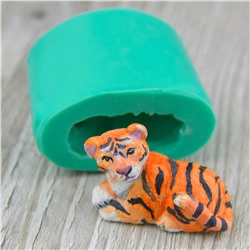 Силиконовый молд 3D Тигр