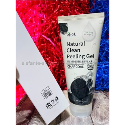 Пилинг-скатка с углем Ekel Natural Clean Peeling Gel Charcoal 180ml (51)