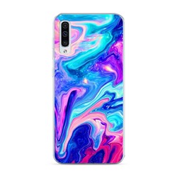 Силиконовый чехол Потеки краски на Samsung Galaxy A50