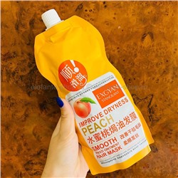 Маска для волос EXGYAN IMPROVE DRYNESS PEACH HAIR MASK, 500 ml (106)