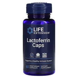 Life Extension Лактоферрин - 60 вегетарианских капсул - Life Extension