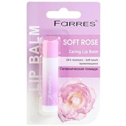 FARRES /5094k/ Гигиенич. помада на блистере проявляющ."Soft Rose (Роза)".12
