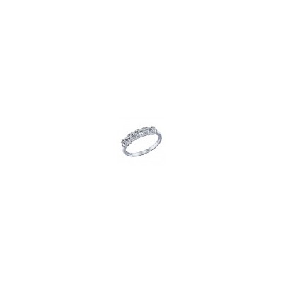 Кольцо из серебра с фианитами, 89010005
