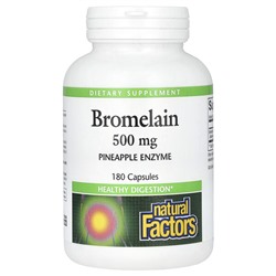 Natural Factors Бромелаин - 500 мг - 180 капсул - Natural Factors