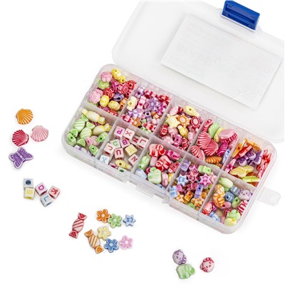 Набор BEADS SET для творчества, рукоделия, и создания украшений, BRAUBERG KIDS, 664693