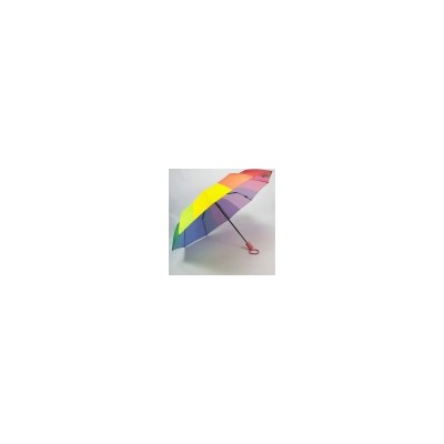 Зонт женский DINIYA арт.978 полуавт 23(58см)Х10К радуга