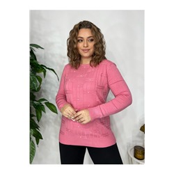 пуловер 611-7 розовый