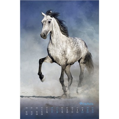 Календарь на ригеле 2024 год Horses Dreaming (Сны о лошадях) 2024 ISBN 978-5-00141-897-9