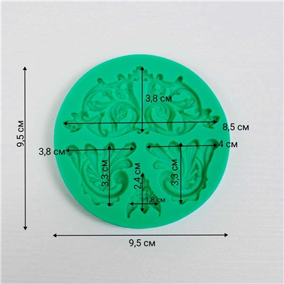 Силиконовый молд Вензеля Барокко