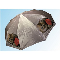 Зонт С1008 котенок с розой
