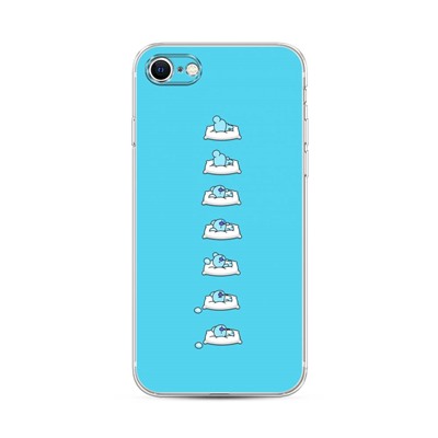 Силиконовый чехол BT21 Koya Коя на iPhone SE 2020