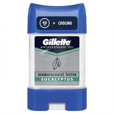 GILLETTE дез-т гель Eucalyptus scent (увлажняющий с Эвкалиптом)70г