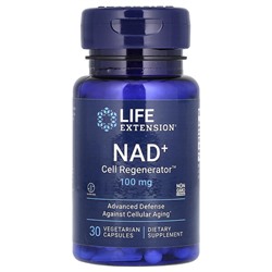Life Extension NAD+ Регенератор клеток - 100 мг - 30 вегетарианских капсул - Life Extension