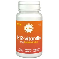 Vida Витамин B12 1мг малина 90 шт