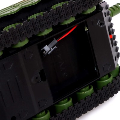 Танк радиоуправляемый «Армия», работает от аккумулятора, световые и звуковые эффекты, цвет МИКС