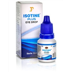 Айсотин Плюс, аюрведические глазные капли, 10 мл, производитель Джагат Фарма; Isotine Plus eye drop, 10 ml, Jagat Pharma