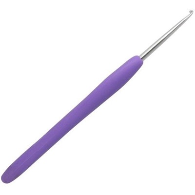 Крючок для вязания с резиновой ручкой, 4,5 мм, Hobby&Pro