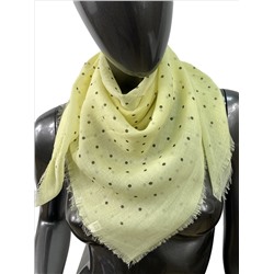 Легкий платок-шарф с принтом горох, цвет мультицвет