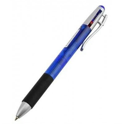 Ручка масляная синяя Piano 171-А , 2-цветная 0,7мм,авт., прозр.корпус, цв.асс PIANO /50 /0 /2400/0