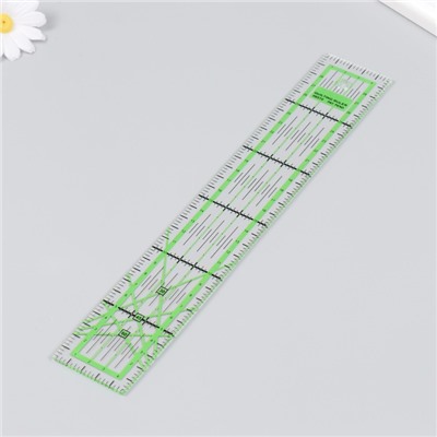Линейка для пэчворка пластик 5х30х0,3 см