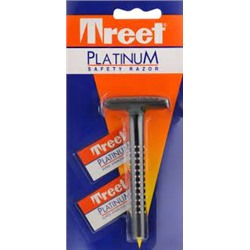 Пакистан 5409.50005,Treet Safety Razor Platinum н-р-Т-образ. бритва+2 пачки х 5шт лезвий/12сп/96шт