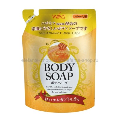 Крем-мыло для тела Wins Body Soap Honey 400ml (51)