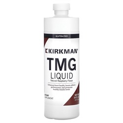 Kirkman Labs TMG Liquid, натуральная малина, 16 жидких унций (473 мл)