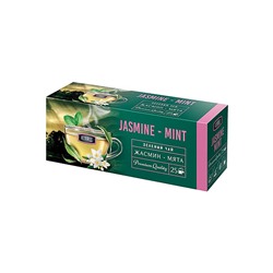 «ETRE», чай зелёный «Жасмин-мята», 25 пакетиков, 50 г