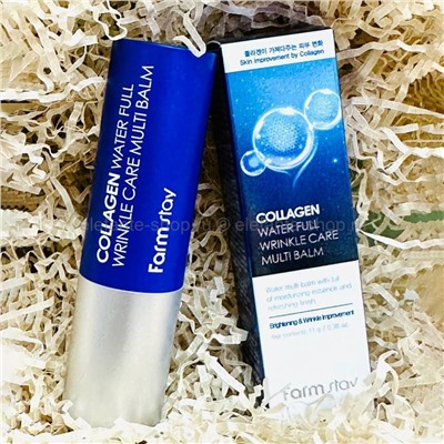 Бальзам-стик FarmStay Collagen Water Full Wrinkle Care Multi Balm 11g (13)