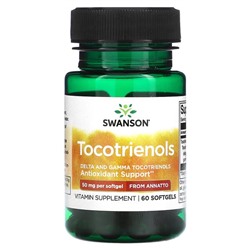 Swanson Токотриенолы, 50 мг, 60 капсул - Swanson - Витамин E