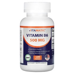 Vitamatic Витамин B6, 500 мг, 120 таблеток