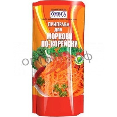 Омега Приправа 150гр дойпак. Для Моркови по-корейски (кор*40)