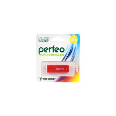 32Gb Perfeo C04 Red USB 2.0 (PF-C04R032)