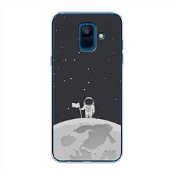 Силиконовый чехол Первый на Луне на Samsung Galaxy A6