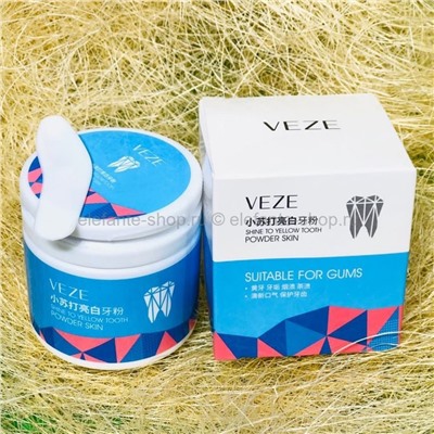 Осветляющий зубной порошок с пищевой содой VEZE SHINE TO YELLOW TOOTH POWDER SKIN, 50 гр (106)