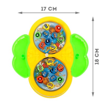 Рыбалка «Бабочка»: 18 рыбок, 2 удочки, заводная, МИКС