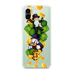 Силиконовый чехол Scrooge McDuck and Monopoly на Poco C50