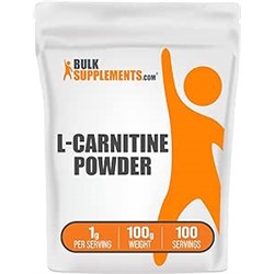 BULKSUPPLEMENTS.COM L-Carnitine Powder - Carnitine Supplement, L Carnitine 1000mg, Carnitine Powder - Amino Acids Supplement, Energy Support - Gluten Free, 1g per Serving, 100g (3.5 oz)