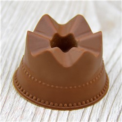 Силиконовая форма для шоколада и кексов Корона мини