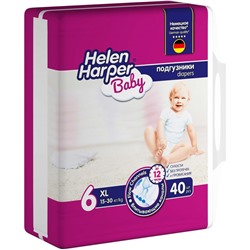 Детские подгузники Helen Harper Baby, размер 6 (XL), 40 шт.