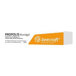 Beecraft Propolis Mundgel Мазь из экстракта прополиса, шалфея, ромашки и мирры, 20мл