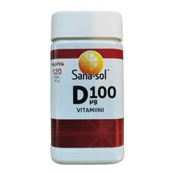 Sana-sol витамин D 100 мкг 120 таблеток