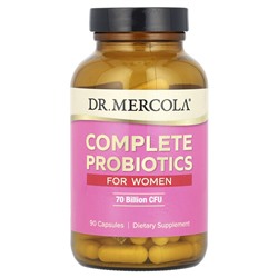 Dr. Mercola Комплексные пробиотики для женщин - 70 миллиардов КОЕ - 90 капсул - Dr. Mercola