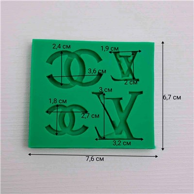 Силиконовый Молд Бренды Chanel и LV