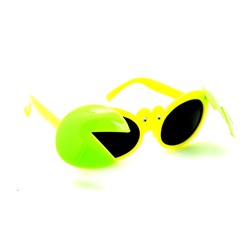 Детские солнцезащитные очки краб (зеленый-желтый)