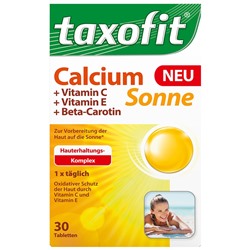 Taxofit Биологически активная добавка Nahrungsergänzungsmittel Calcium Sonne 1