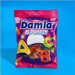 Мармелад жевательный желейный  "DAMLA GUMMY", алфавит, 80 г